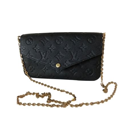 sac felicie louis vuitton noir|louis vuitton women's pochette.